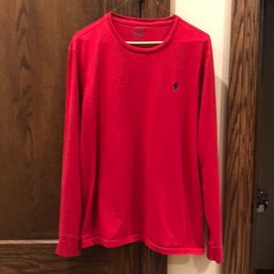 Men’s polo long sleeve top large